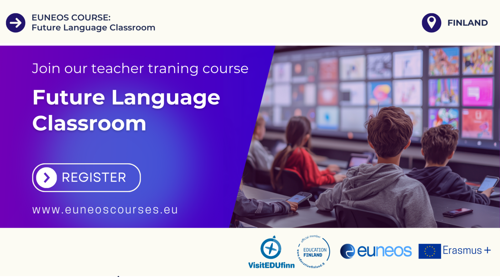 Future Language Classroom in Finland | 22.3.-28.3.2026 | Helsinki