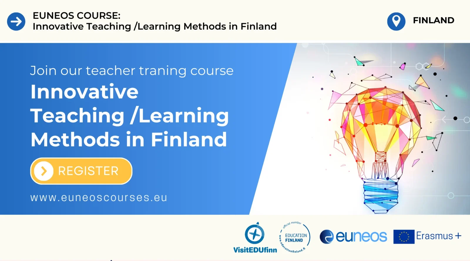 Innovative Teaching and Learning Methods | 4.10.-10.10.2026 | Helsinki