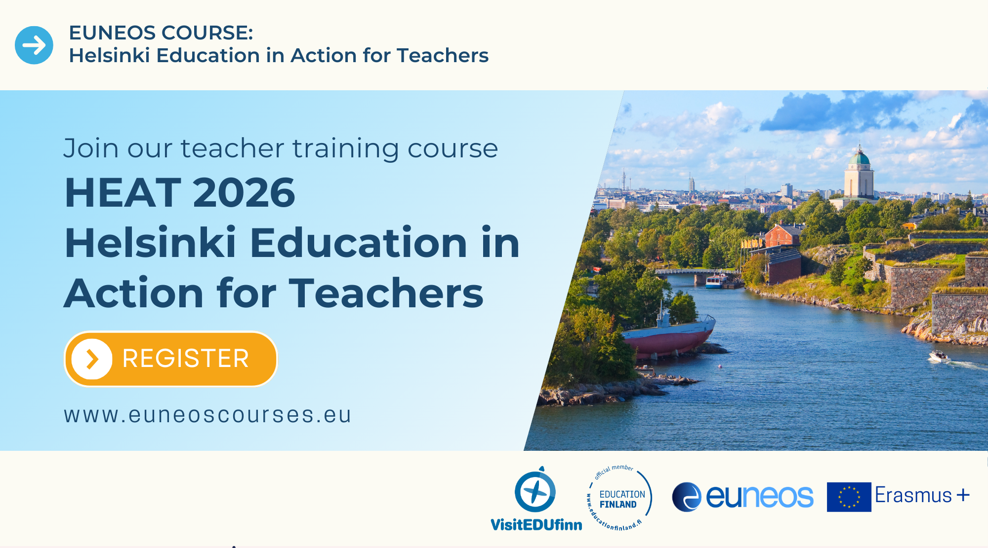 Experience Finnish Education at Erasmus Course: Teachers’ Summer School HEAT2026